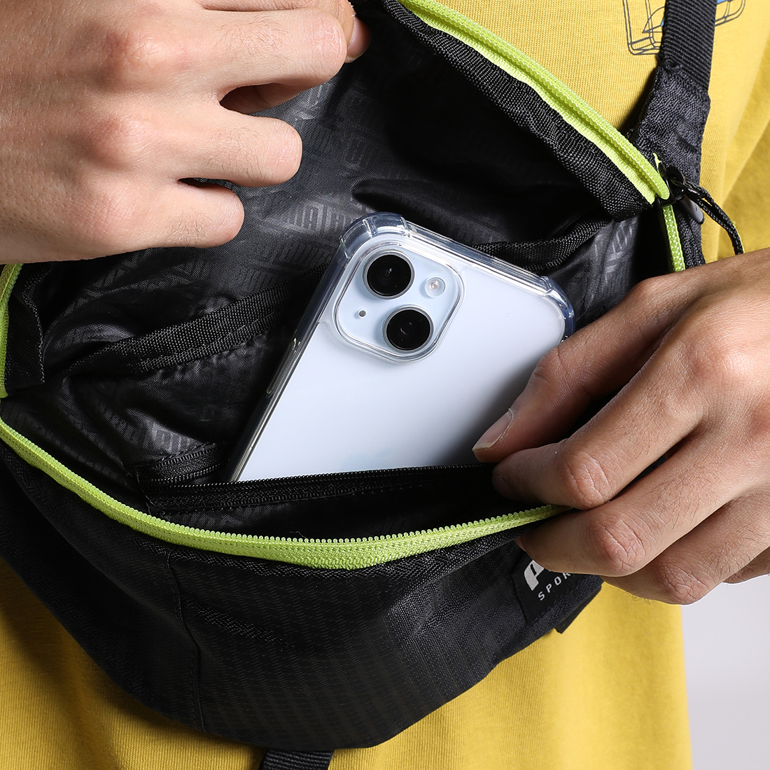 PUMA Unisex Typography Black Waistbag